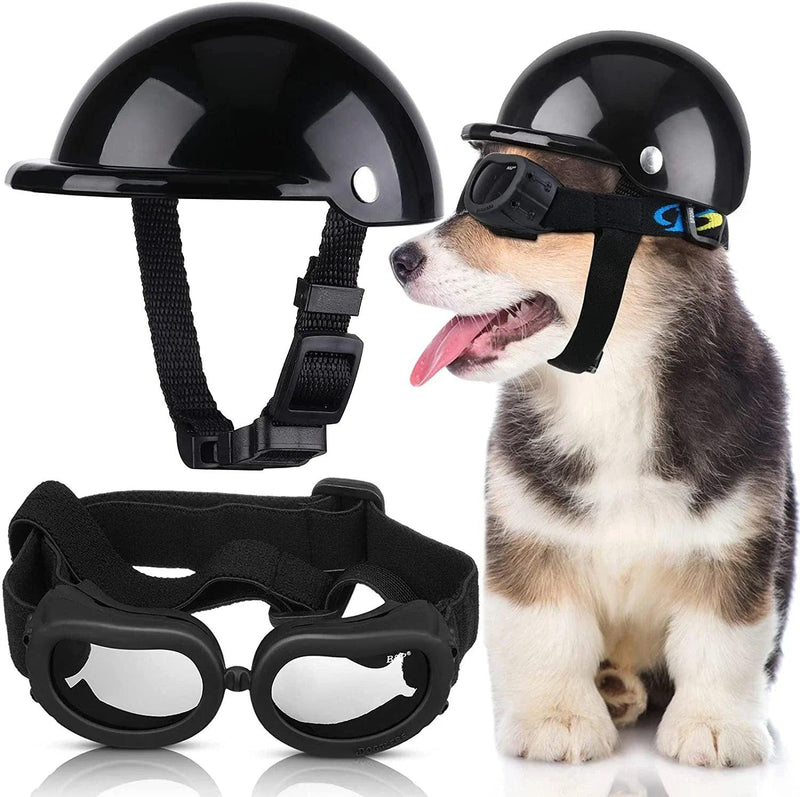 Capacete E Óculos Para Cachorros - Petit Helmet - OCEANSPRIME