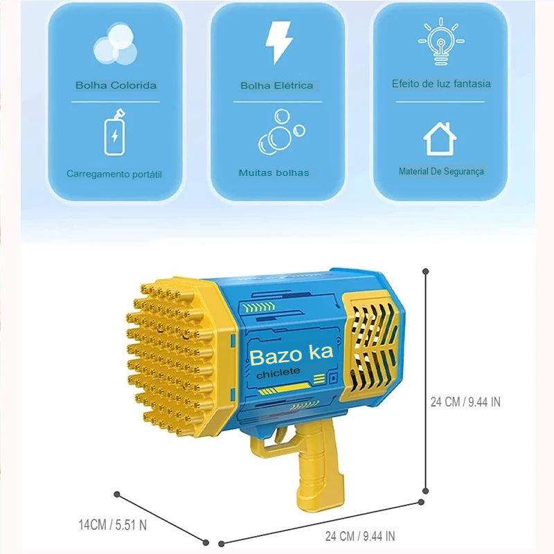 Bubbly Blast - A Metralhadora de Bolhas Multicoloridas - OCEANSPRIME