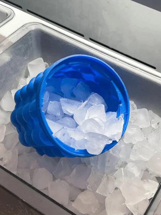 FlexiBucket: O Mini Balde de Silicone De Gelo Portátil Redondo que Mantém suas Bebidas Sempre Refrescantes! - OCEANSPRIME