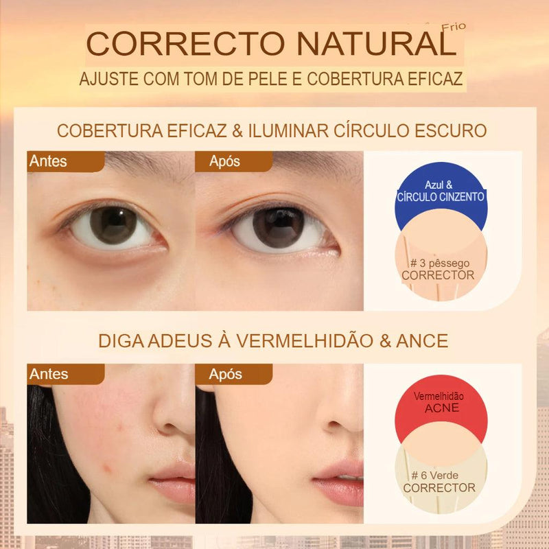 Corretivo Focallure 2 Em 1 - Anti Manchas E Rejuvenescedora - OCEANSPRIME