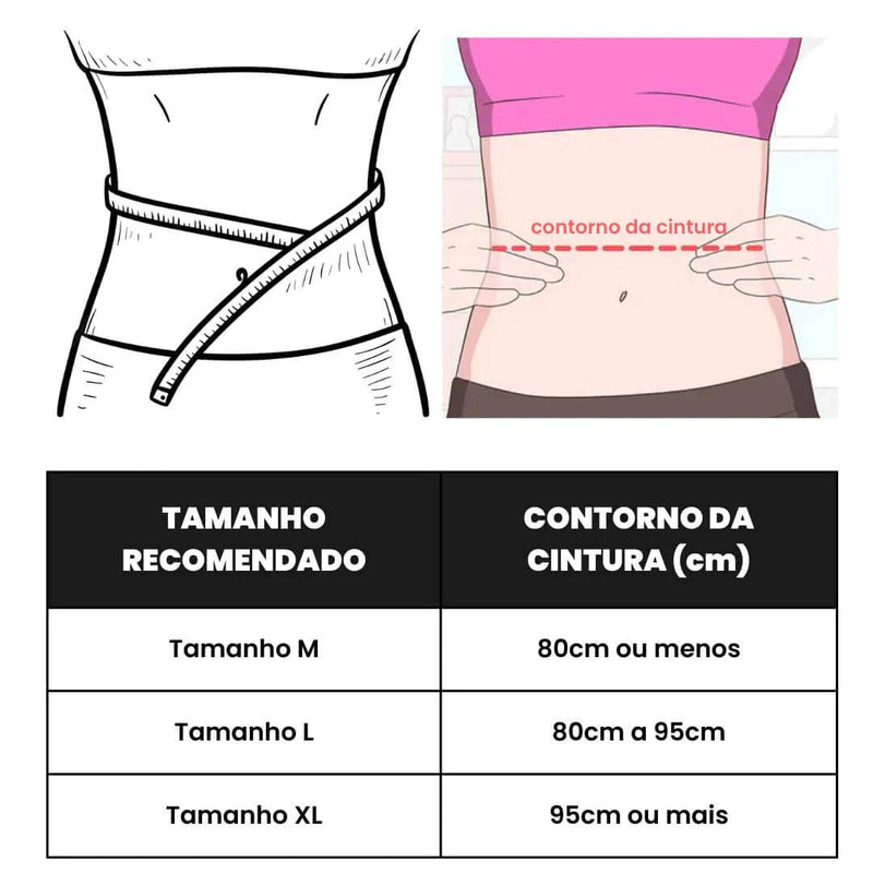 Cinta Redutora De Neoprene Para Moldar A Figura - HOT BELT POWER™ - OCEANSPRIME