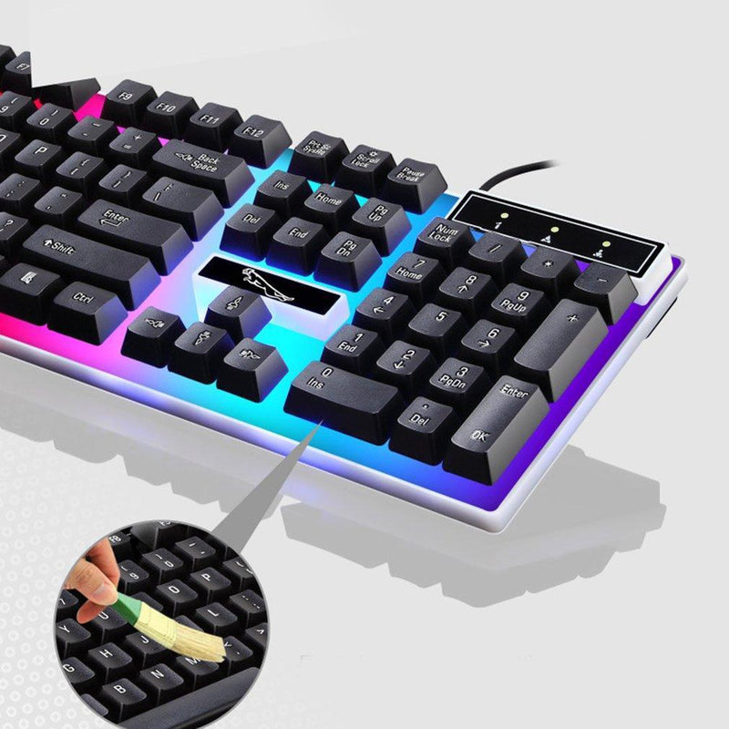 Teclado mecânico rgb com fio - OCEANSPRIME