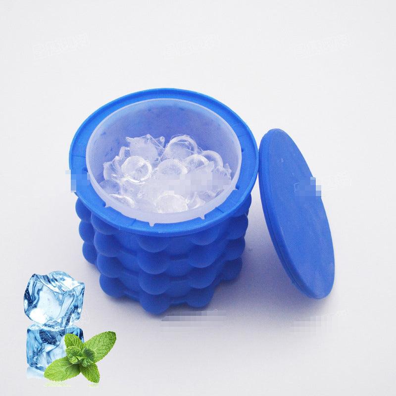 FlexiBucket: O Mini Balde de Silicone De Gelo Portátil Redondo que Mantém suas Bebidas Sempre Refrescantes! - OCEANSPRIME