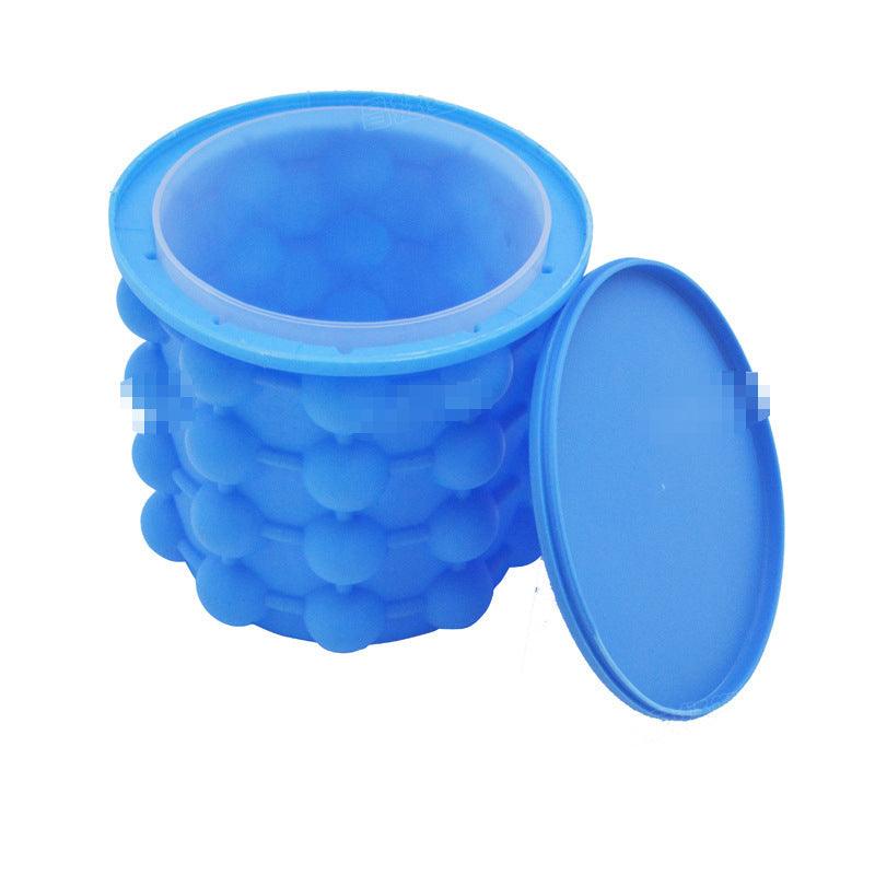 FlexiBucket: O Mini Balde de Silicone De Gelo Portátil Redondo que Mantém suas Bebidas Sempre Refrescantes! - OCEANSPRIME