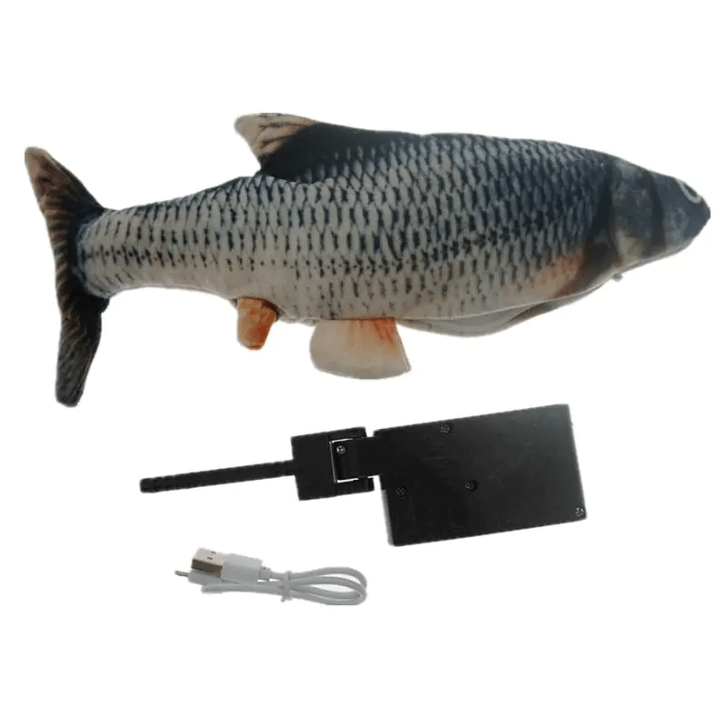 Peixe Interativo Elétrico Para Gatos – Carregamento USB 30cm - OCEANSPRIME