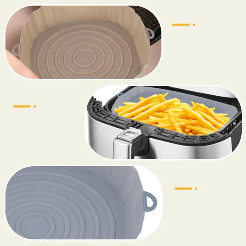 Forma de Silicone Para Air Fryer - OCEANSPRIME