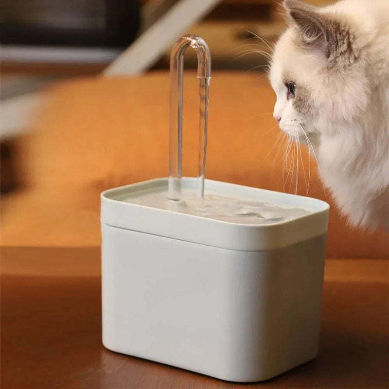 Fonte De Água Para Gatos Acqua Pró - Bebedouro Para Gato - Bivolt USB - OCEANSPRIME