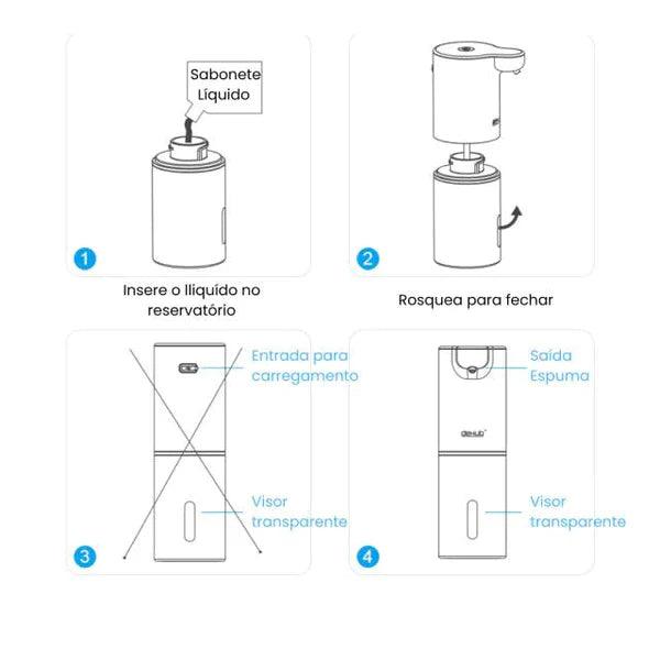 Dispenser Automático De Sabonete - OCEANSPRIME